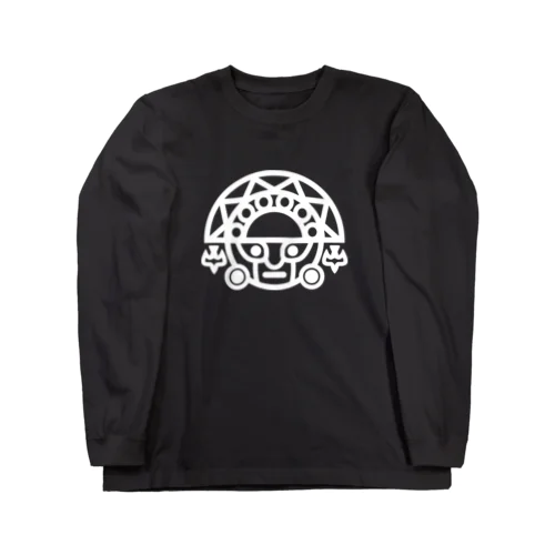 テゥミ ペルーの偶像 インカ帝国 ホワイト Long Sleeve T-Shirt