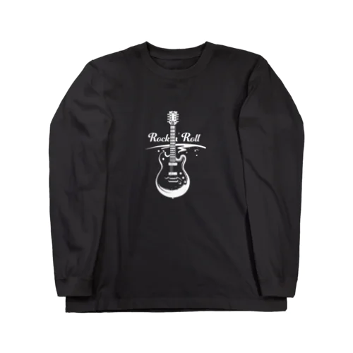 ロックンロールロゴホワイト Long Sleeve T-Shirt