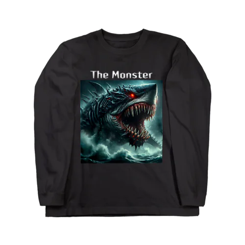 Monsterサメ ロングスリーブTシャツ