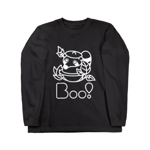 Boo!(ぶんぶくちゃがま) ロングスリーブTシャツ