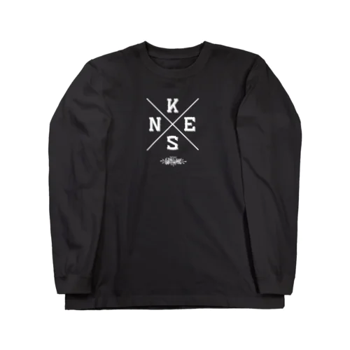 NEKS-ONEクロスロゴ ロングスリーブTシャツ