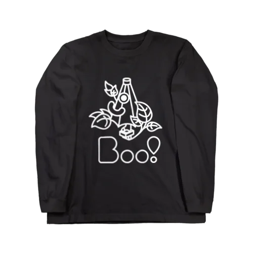 Boo!(からかさおばけ) ロングスリーブTシャツ