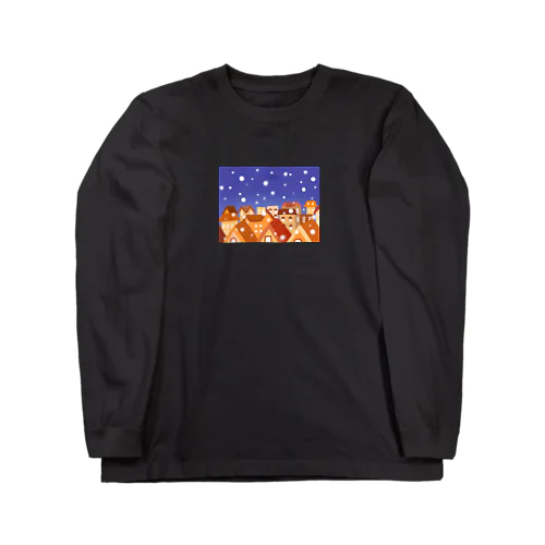 雪の降る夜　 Long Sleeve T-Shirt