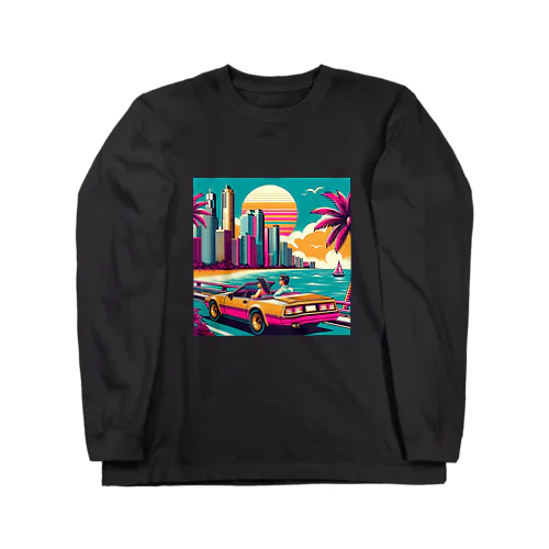 80s CityPop No.3 ロングスリーブTシャツ