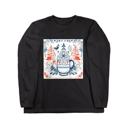 花の詩カップ(The Flower Poetry Cup) Long Sleeve T-Shirt