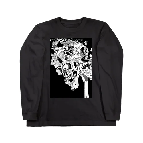 がしゃどくろと百鬼夜行 Long Sleeve T-Shirt