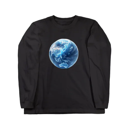 地球_ガラス玉 Long Sleeve T-Shirt