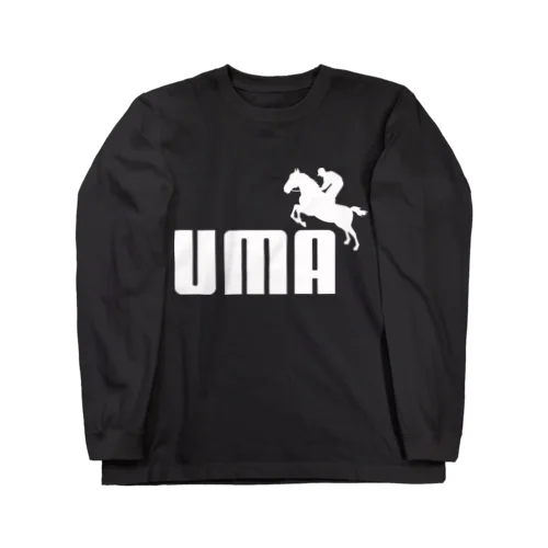 UMA（白） ロングスリーブTシャツ