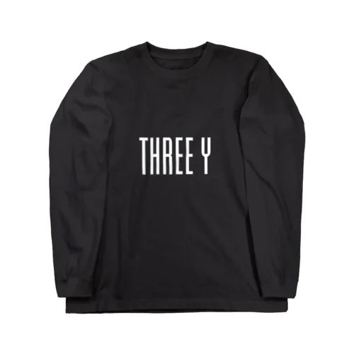 THREE Y 公式Tシャツ（ブラック） ロングスリーブTシャツ