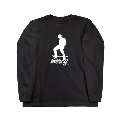 marcy B-1 白×白 Long Sleeve T-Shirt