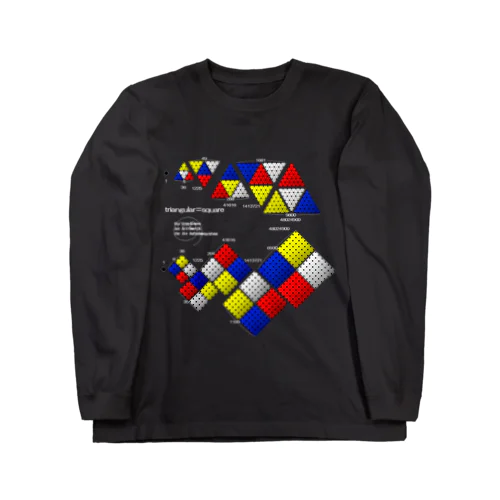 三角数＝四角数 Long Sleeve T-Shirt