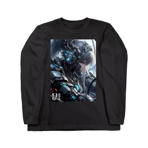 電脳女神の束の間の休息 Long Sleeve T-Shirt