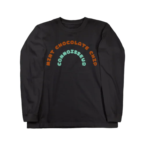 Mint Chocolate Chip Connoisseur Long Sleeve T-Shirt