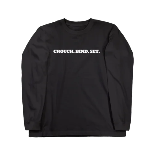 CROUCH.BIND.SET.  ロングスリーブTシャツ