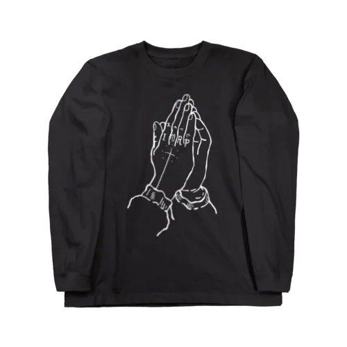 Praying Hands ロングスリーブTシャツ