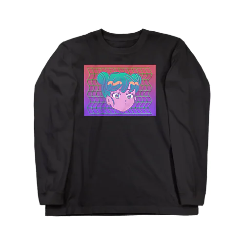 デジタルガール Long Sleeve T-Shirt