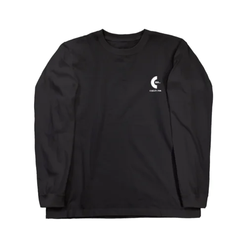 catch me. 胸ロゴホワイト Long Sleeve T-Shirt