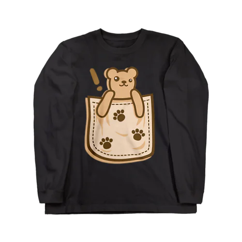 Bear_in_the_Pocket Long Sleeve T-Shirt