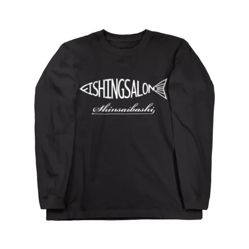 FSSフィッシュロゴ（白） Long Sleeve T-Shirt