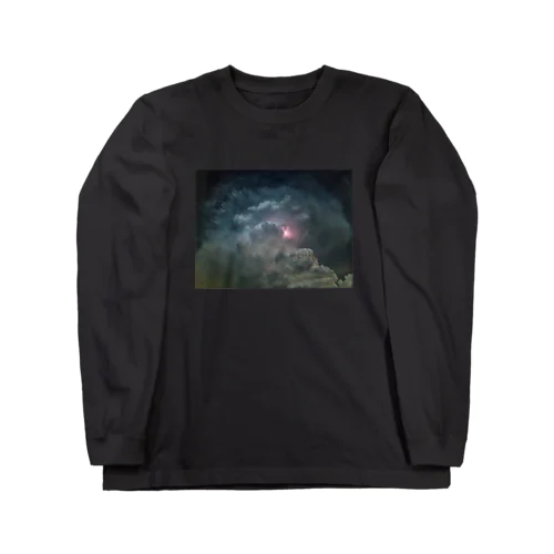 夏と雷雲 Long Sleeve T-Shirt