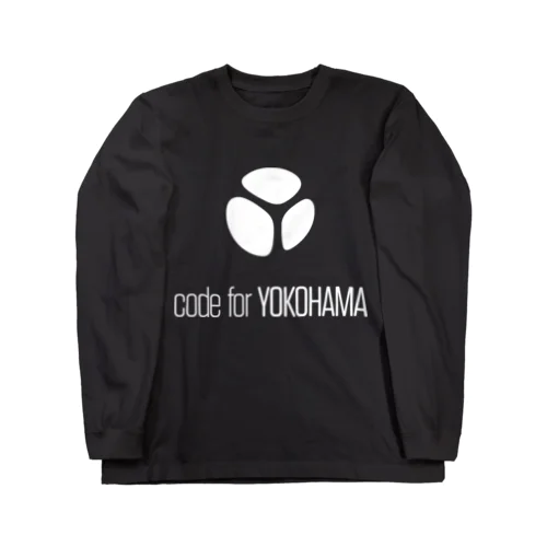 Code for Yokohama Logo White ロングスリーブTシャツ