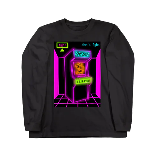  arcade game SAISAVIOR ロングスリーブTシャツ