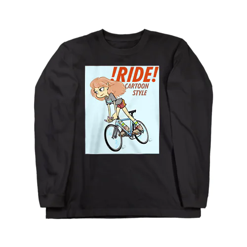 !RIDE! (CARTOON STYLE) ロングスリーブTシャツ