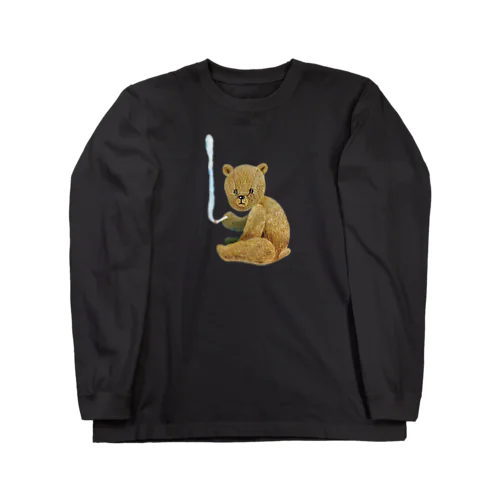 smoking bear Long Sleeve T-Shirt