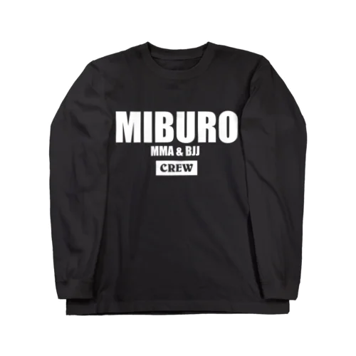 MIBURO CREW ホワイト ロングスリーブTシャツ