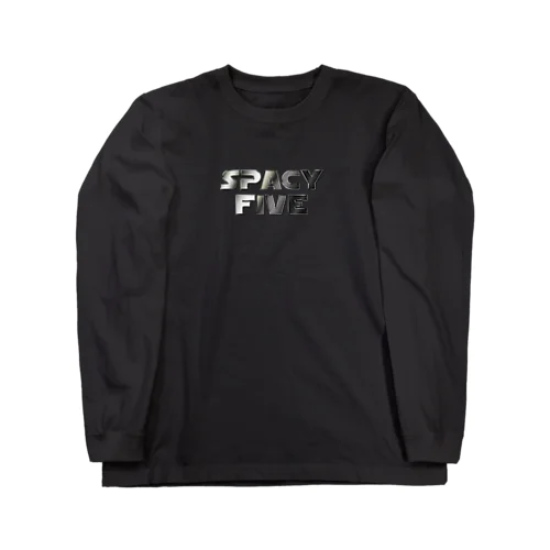 SPACY5 Star  Metallic Logo Long Sleeve T-Shirt