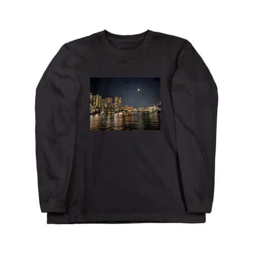 TOKYO MOON（東京夜景） ロングスリーブTシャツ