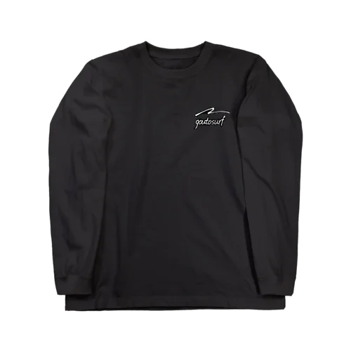 “goutosurf” logo black ロングスリーブTシャツ