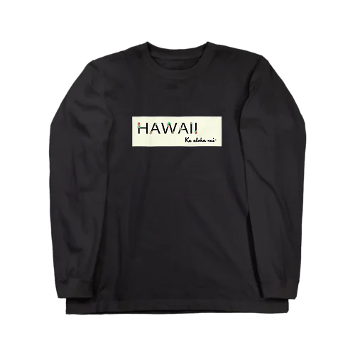 HAWAII　プルメリア ロングスリーブTシャツ