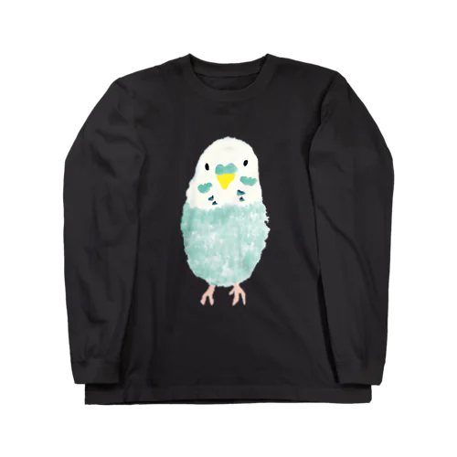 セキセイインコ ロングスリーブTシャツ