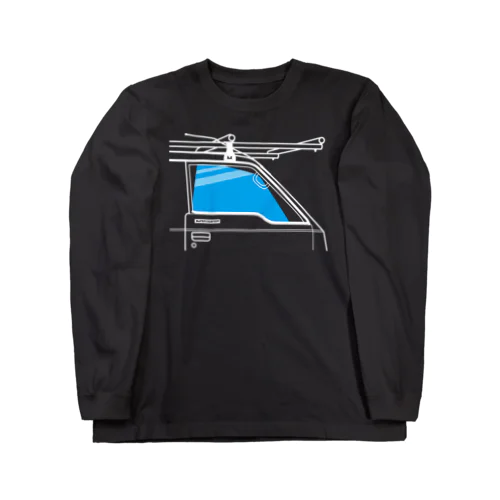 パワーウインドウが閉まらない（白） Long Sleeve T-Shirt