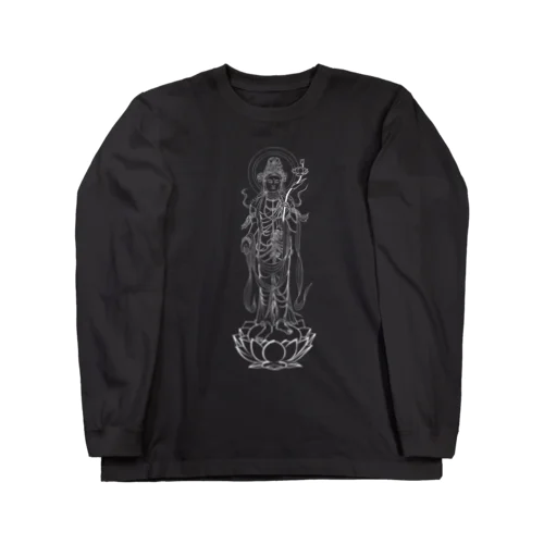 おばあちゃんの仏画 Long Sleeve T-Shirt