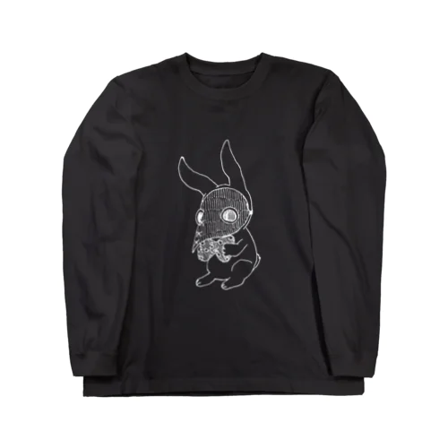 おめかしペストマスクうさぎ(白) Long Sleeve T-Shirt