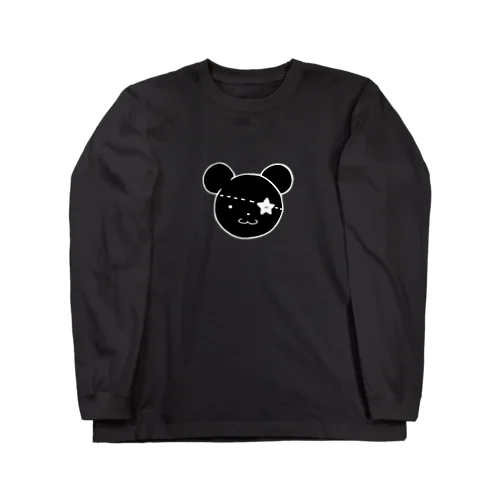 びっくり黒クマくん ロングスリーブTシャツ