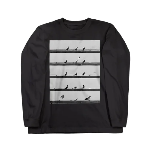 RHYTHMSCAPE-002(PIGEON) Long Sleeve T-Shirt