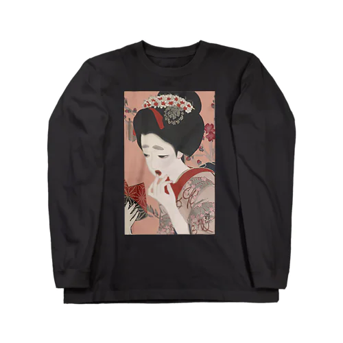 女の裏はセックスT ロングスリーブTシャツ