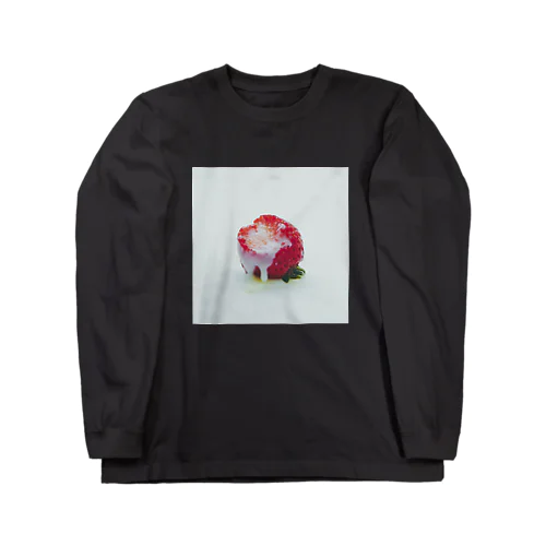 れん乳_苺 Long Sleeve T-Shirt