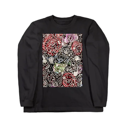 ドット絵スリスリくん Long Sleeve T-Shirt