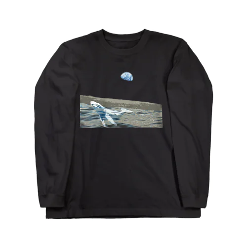 月のクジラ Long Sleeve T-Shirt