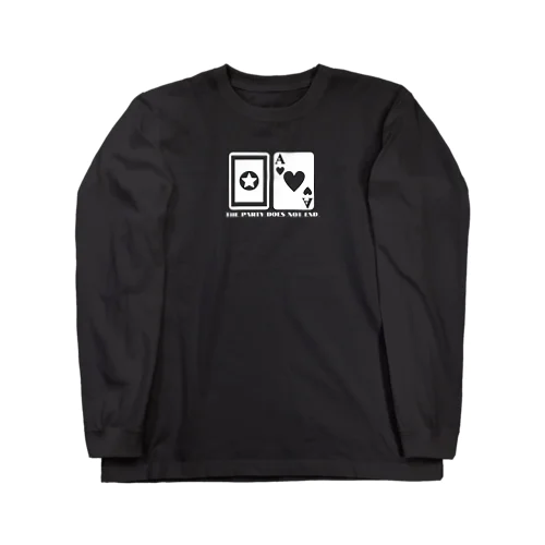 トランプ　白 Long Sleeve T-Shirt