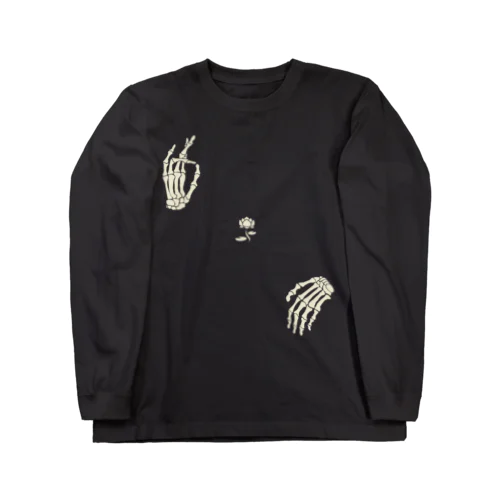 弥勒　白 Long Sleeve T-Shirt