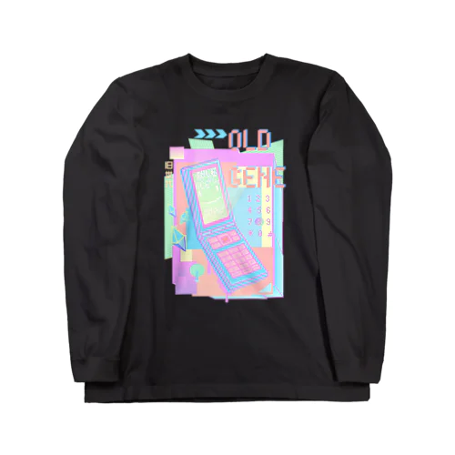 美的旧世代フリップ電話美的パステル Long Sleeve T-Shirt