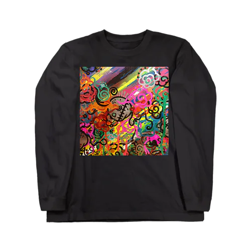 サイケ Long Sleeve T-Shirt