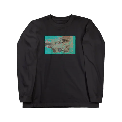 デジタルアブストラクト Long Sleeve T-Shirt