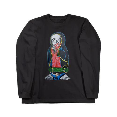 deep sb pray hand skull l/s tee ロングスリーブTシャツ