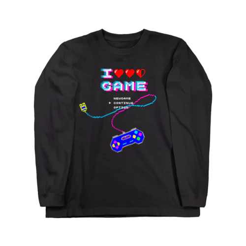 ドットゲーム ロングスリーブTシャツ